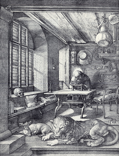 Saint Jerome in his Study Albrecht Durer